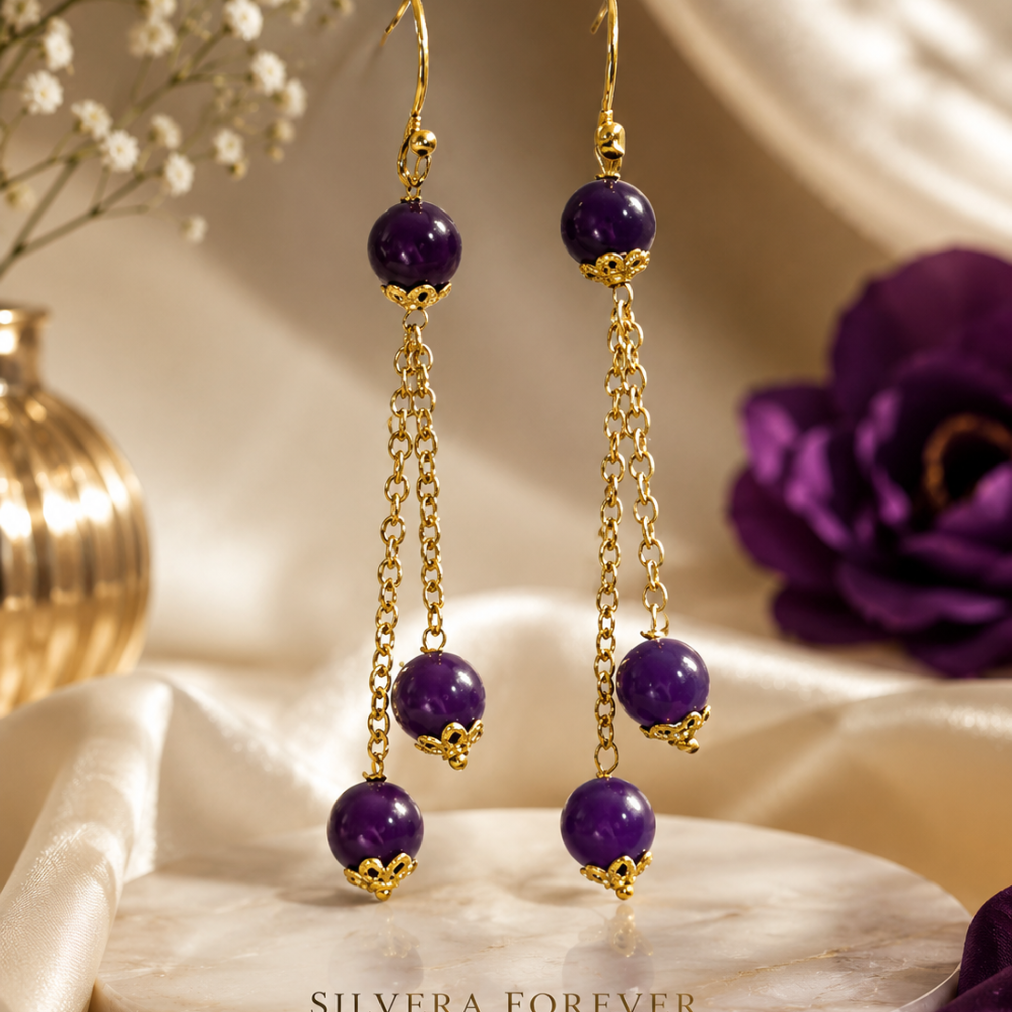 Celeste Cascade Drop Earrings