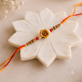Sunflower Pearl Designer Rakhi