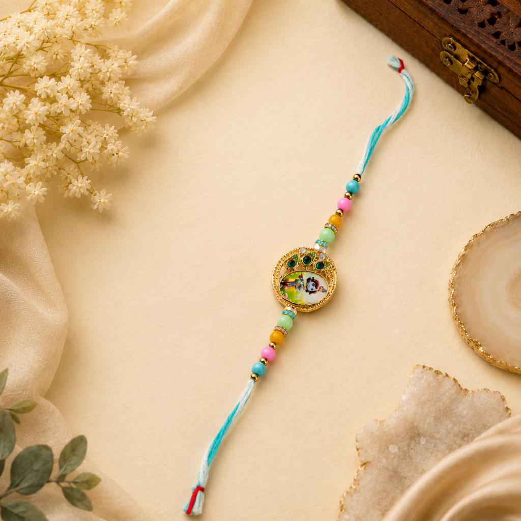Krishna Pearl Rakhi