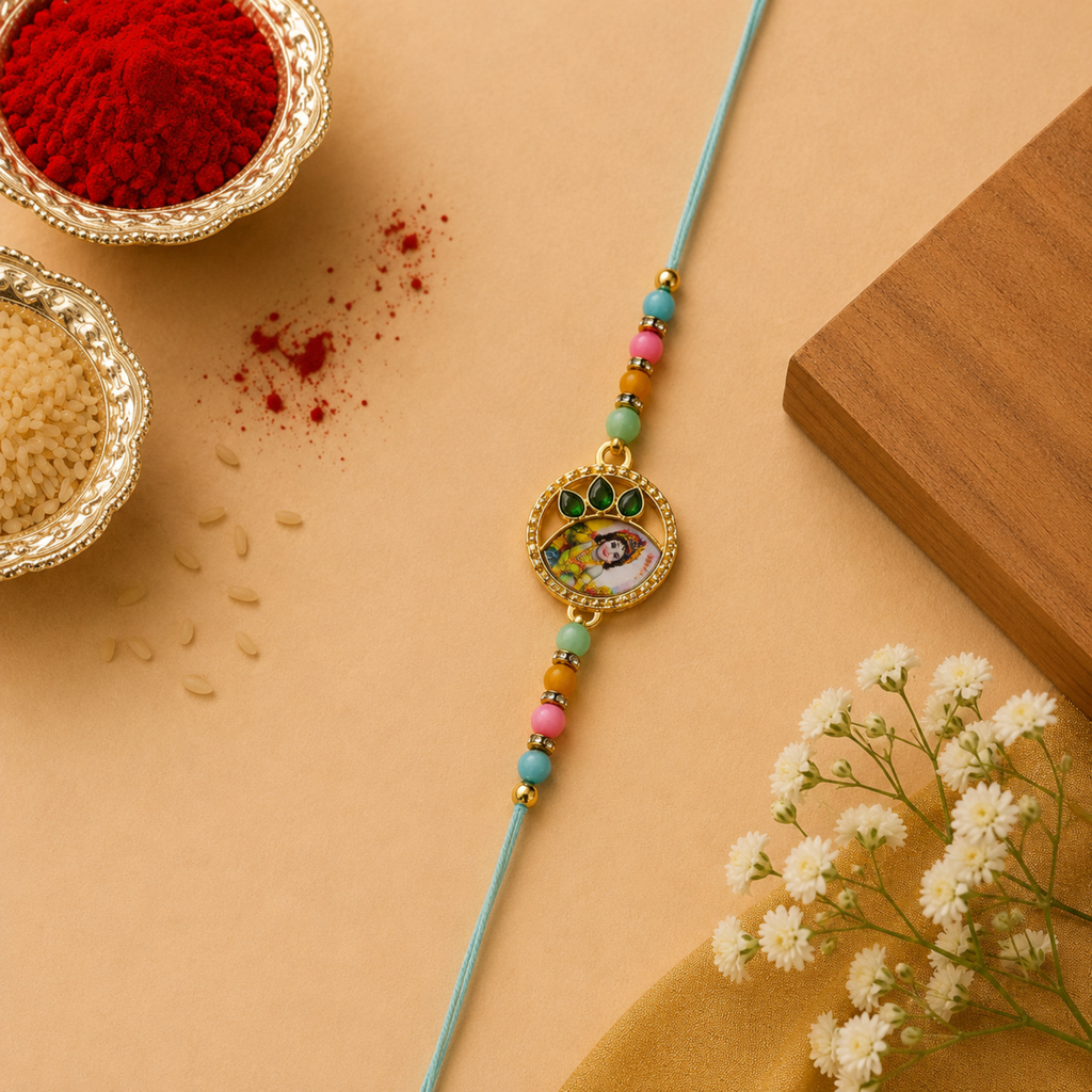 Krishna Pearl Rakhi