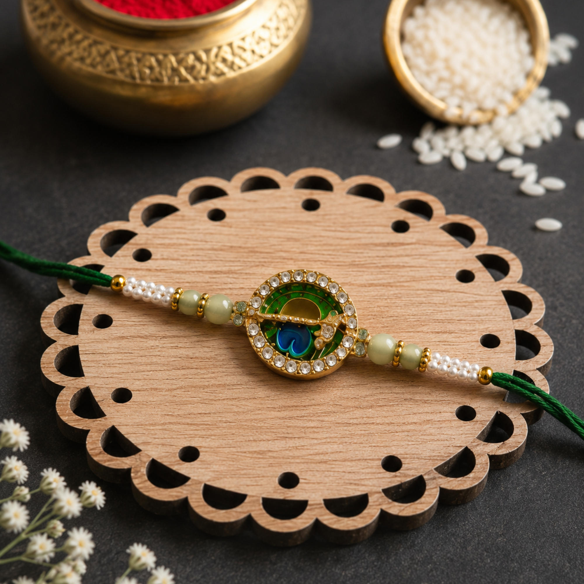 Royal Peacock Rakhi